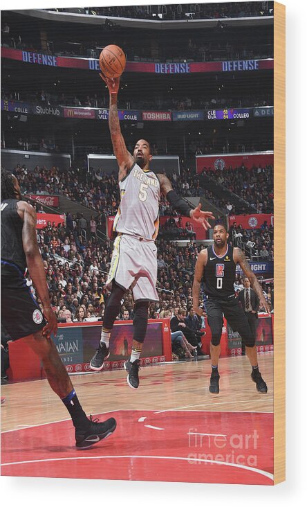 Jr Smith Wood Print featuring the photograph J.r. Smith #1 by Andrew D. Bernstein