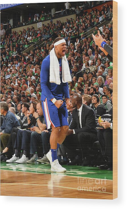 Playoffs Wood Print featuring the photograph Justin Anderson by Jesse D. Garrabrant