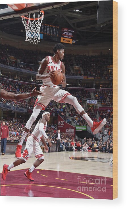 Nba Pro Basketball Wood Print featuring the photograph Justin Holiday by David Liam Kyle