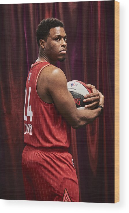 Kyle Lowry Wood Print featuring the photograph Kyle Lowry #1 by Jennifer Pottheiser