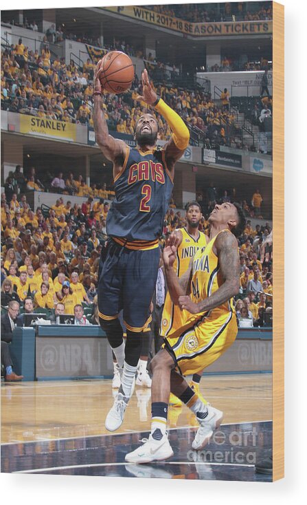 Kyrie Irving Wood Print featuring the photograph Kyrie Irving #1 by Ron Hoskins