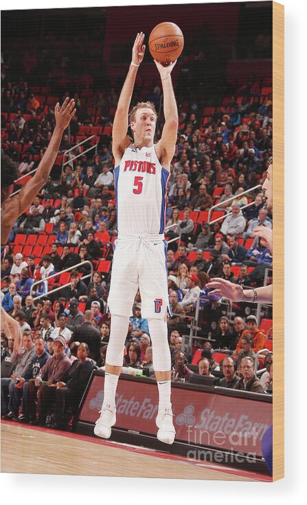 Luke Kennard Wood Print featuring the photograph Luke Kennard #1 by Brian Sevald