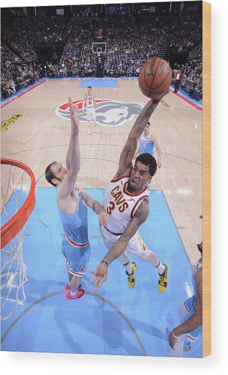 Marquese Chriss Wood Print featuring the photograph Marquese Chriss by Rocky Widner