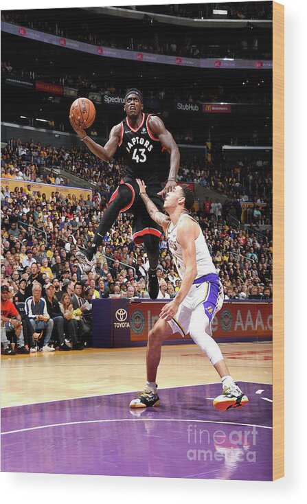 Nba Pro Basketball Wood Print featuring the photograph Pascal Siakam by Andrew D. Bernstein