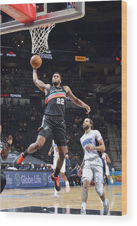 Nba Pro Basketball Wood Print featuring the photograph Rudy Gay by Logan Riely