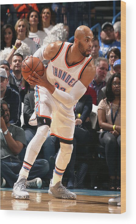 Nba Pro Basketball Wood Print featuring the photograph Taj Gibson by Layne Murdoch