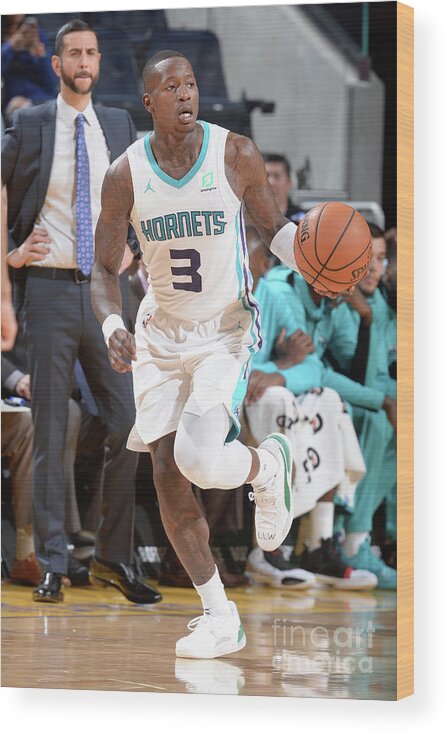 Terry Rozier Wood Print featuring the photograph Terry Rozier by Noah Graham