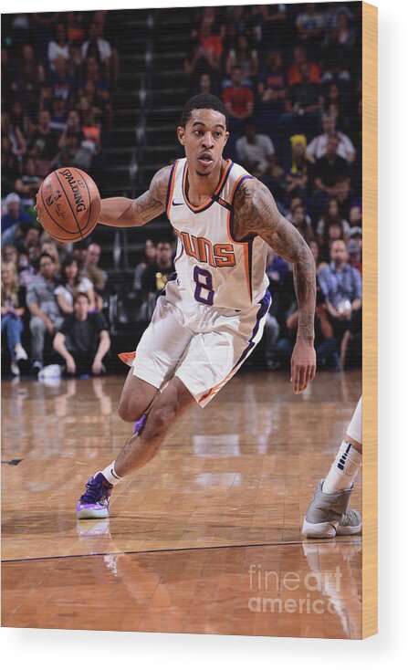 Tyler Ulis Wood Print featuring the photograph Tyler Ulis #1 by Michael Gonzales