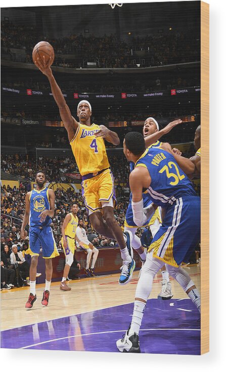 Sports Ball Wood Print featuring the photograph Rajon Rondo by Andrew D. Bernstein