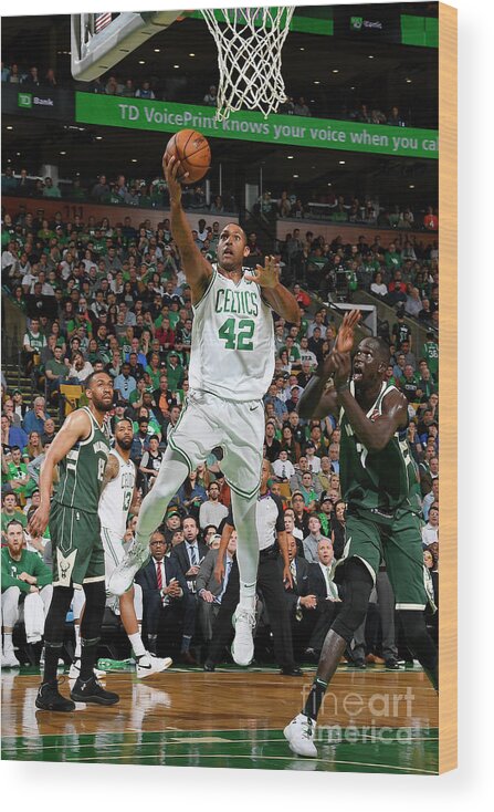 Al Horford Wood Print featuring the photograph Al Horford by Brian Babineau