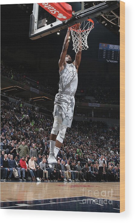 Jimmy Butler Wood Print featuring the photograph Jimmy Butler by David Sherman