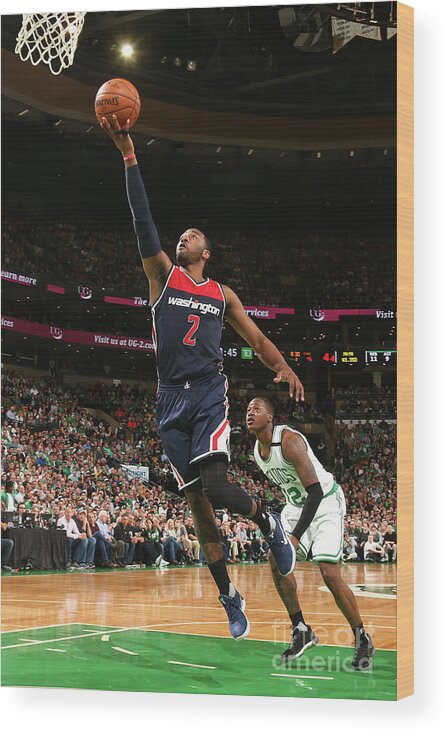 Playoffs Wood Print featuring the photograph John Wall by Ned Dishman