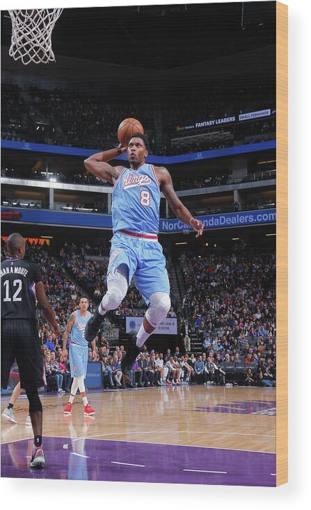 Rudy Gay Wood Print featuring the photograph Rudy Gay by Rocky Widner