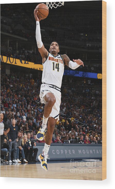 Gary Harris Wood Print featuring the photograph Gary Harris #13 by Garrett Ellwood