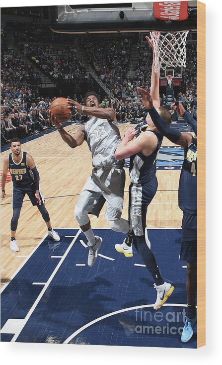 Jimmy Butler Wood Print featuring the photograph Jimmy Butler #13 by David Sherman