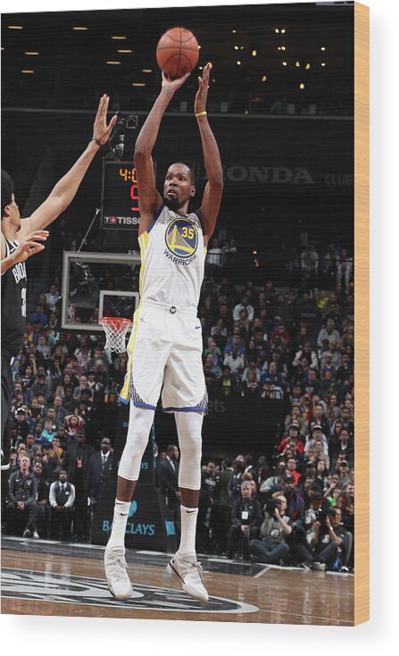 Nba Pro Basketball Wood Print featuring the photograph Kevin Durant by Nathaniel S. Butler