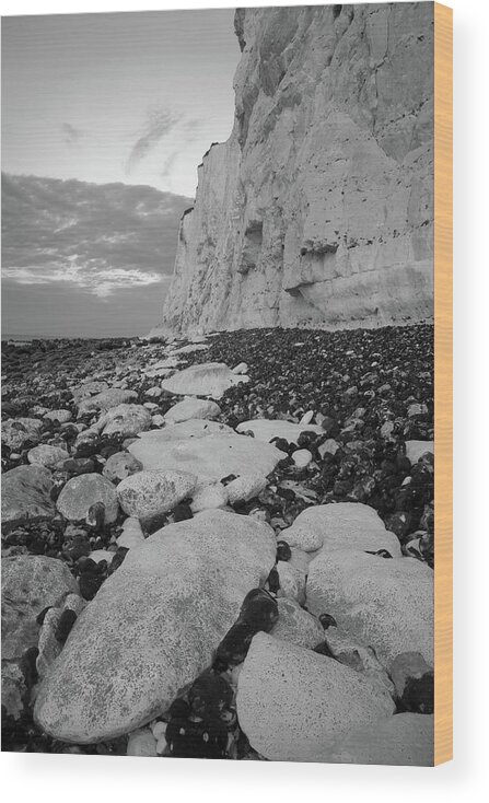 Dover Wood Print featuring the photograph Morning at the White Cliffs of Dover #13 by Ian Middleton