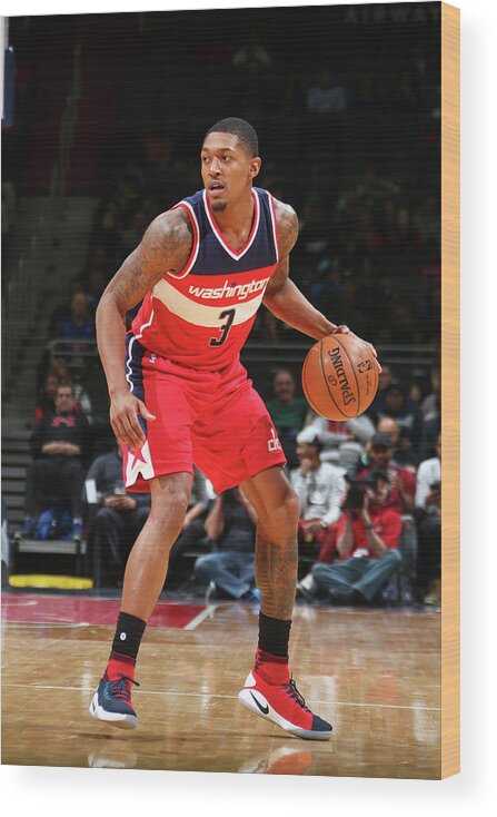 Nba Pro Basketball Wood Print featuring the photograph Bradley Beal by Ned Dishman