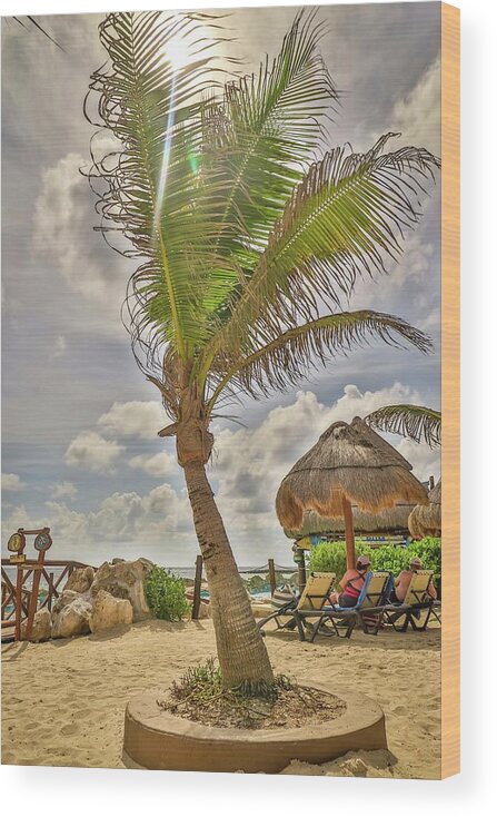 Costa Maya Mexico Wood Print featuring the photograph Costa Maya Mexico by Paul James Bannerman
