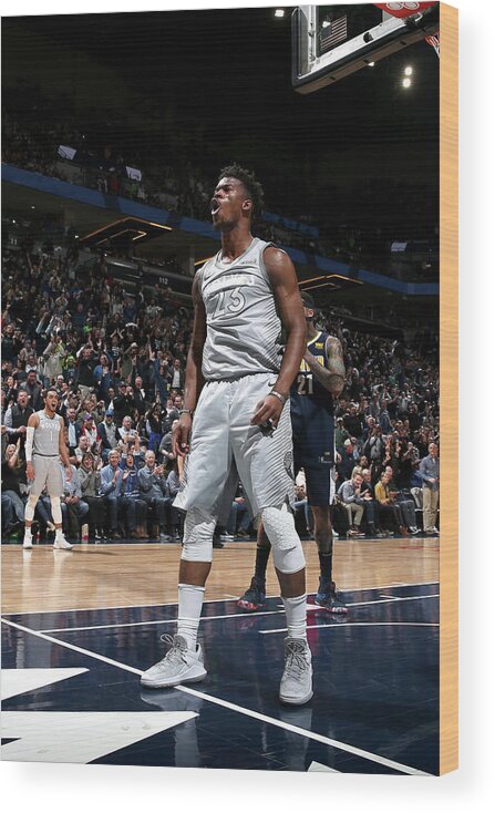 Jimmy Butler Wood Print featuring the photograph Jimmy Butler #15 by David Sherman
