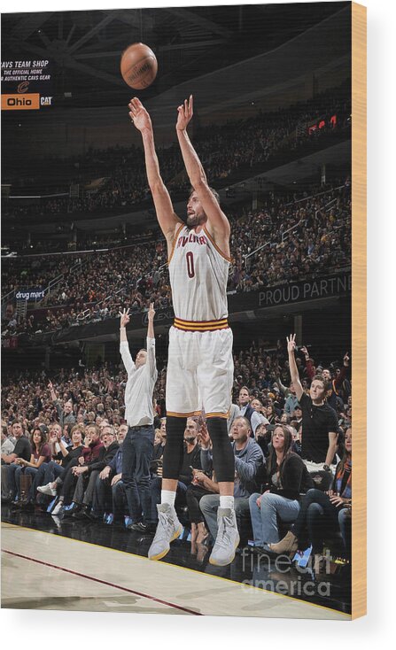 Nba Pro Basketball Wood Print featuring the photograph Kevin Love by David Liam Kyle