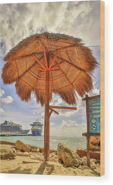 Costa Maya Mexico Wood Print featuring the photograph Costa Maya Mexico #18 by Paul James Bannerman