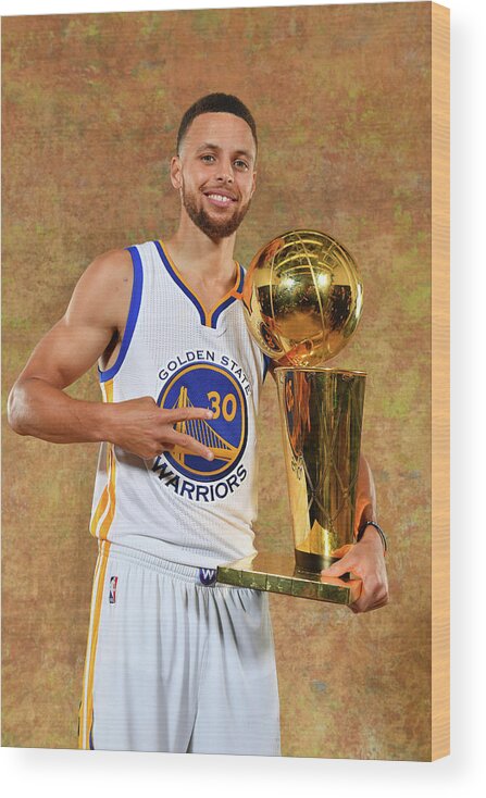 Stephen Curry Wood Print featuring the photograph Stephen Curry #18 by Jesse D. Garrabrant
