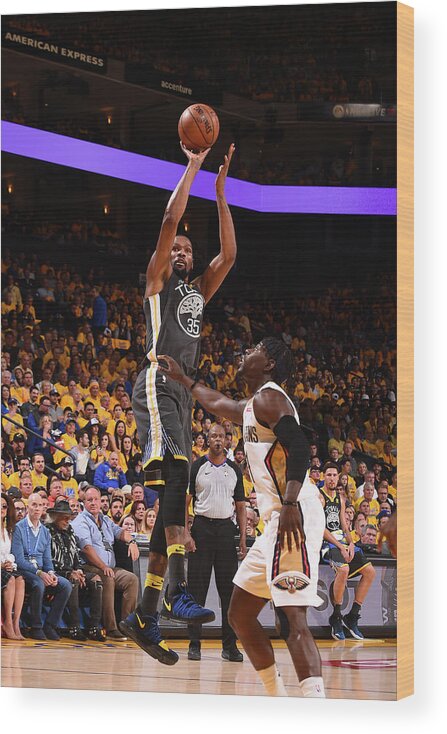 Kevin Durant Wood Print featuring the photograph Kevin Durant #19 by Noah Graham