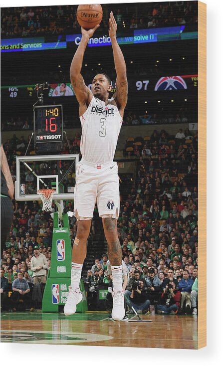 Bradley Beal Wood Print featuring the photograph Bradley Beal #2 by Brian Babineau