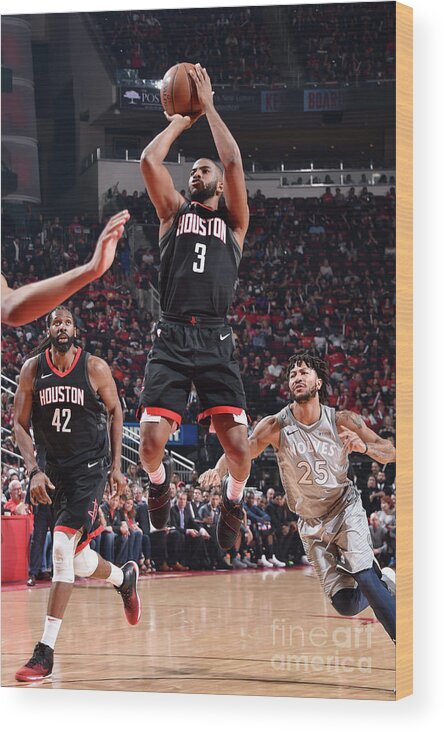 Playoffs Wood Print featuring the photograph Chris Paul by Bill Baptist