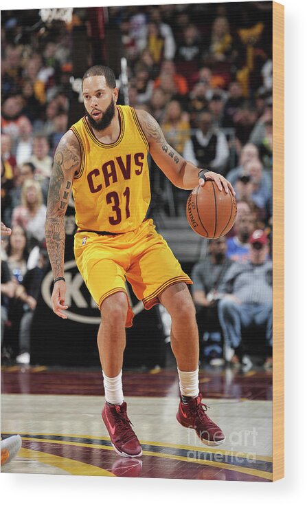 Deron Williams Wood Print featuring the photograph Deron Williams #2 by David Liam Kyle