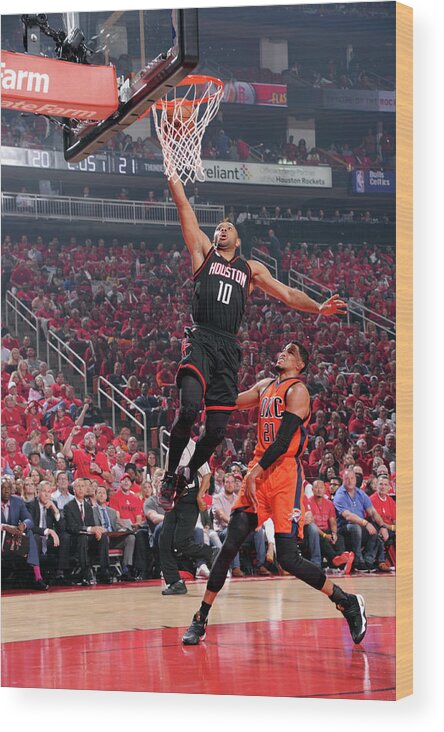Playoffs Wood Print featuring the photograph Eric Gordon by Bill Baptist