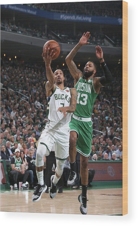 Playoffs Wood Print featuring the photograph George Hill by Gary Dineen
