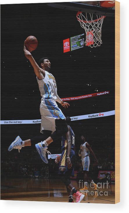Jamal Murray Wood Print featuring the photograph Jamal Murray #2 by Bart Young