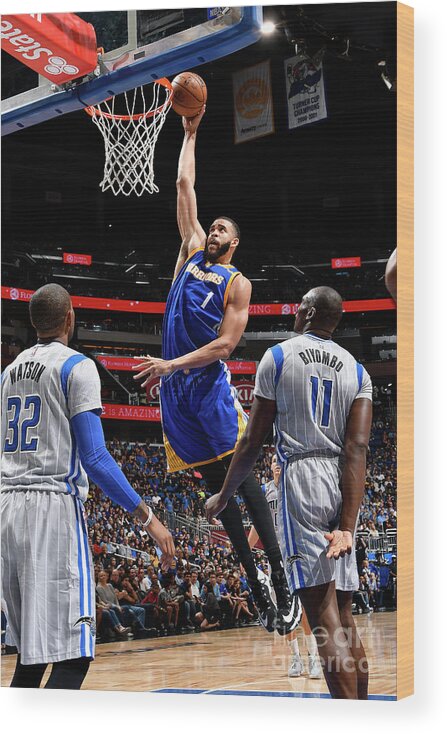Javale Mcgee Wood Print featuring the photograph Javale Mcgee by Fernando Medina