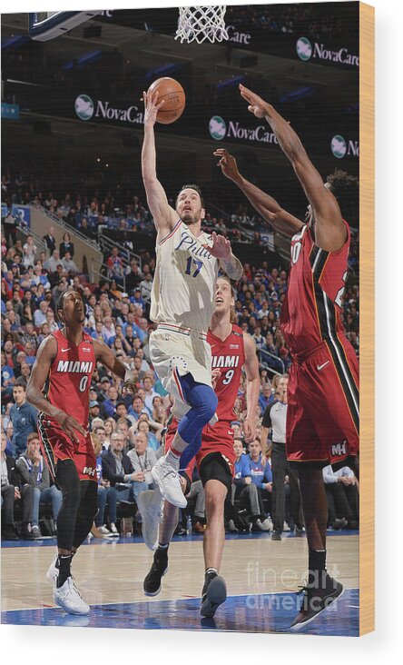 Playoffs Wood Print featuring the photograph J.j. Redick by David Dow