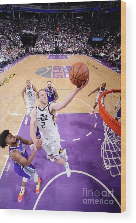 Nba Pro Basketball Wood Print featuring the photograph Joe Ingles by Rocky Widner