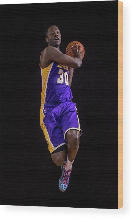 Nba Pro Basketball Wood Print featuring the photograph Julius Randle #2 by Nick Laham