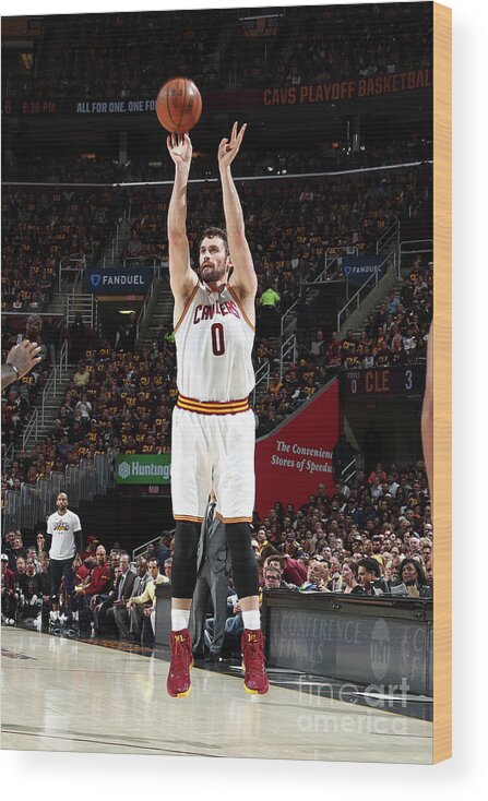 Playoffs Wood Print featuring the photograph Kevin Love by Nathaniel S. Butler