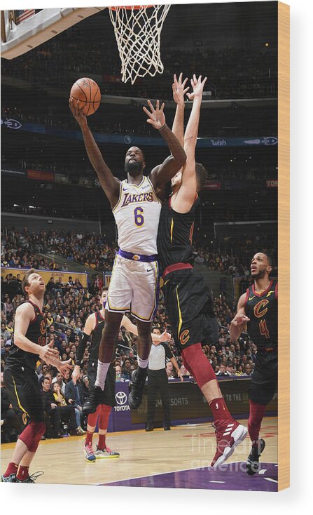 Nba Pro Basketball Wood Print featuring the photograph Lance Stephenson by Andrew D. Bernstein