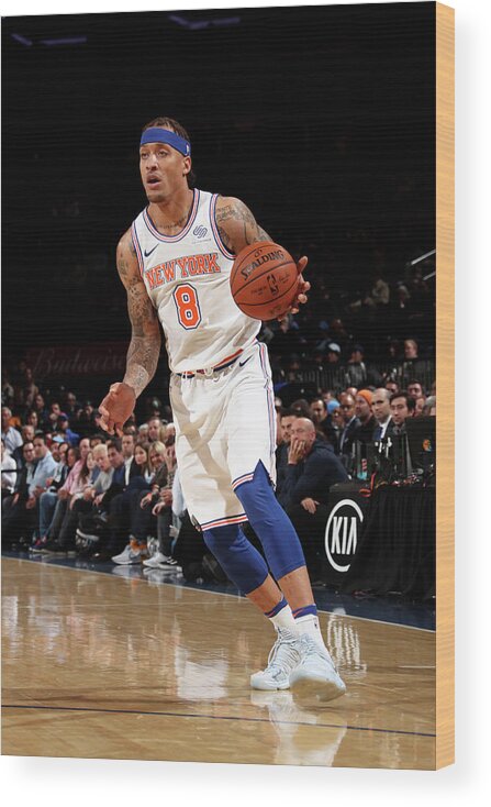 Michael Beasley Wood Print featuring the photograph Michael Beasley by Nathaniel S. Butler