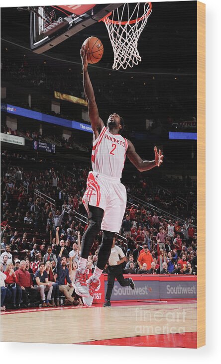 Nba Pro Basketball Wood Print featuring the photograph Patrick Beverley by Bill Baptist