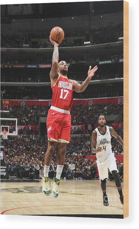Pj Tucker Wood Print featuring the photograph P.j. Tucker by Andrew D. Bernstein