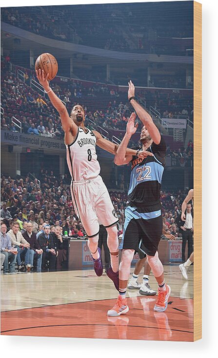 Spencer Dinwiddie Wood Print featuring the photograph Spencer Dinwiddie #2 by David Liam Kyle