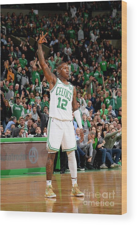 Playoffs Wood Print featuring the photograph Terry Rozier by Brian Babineau
