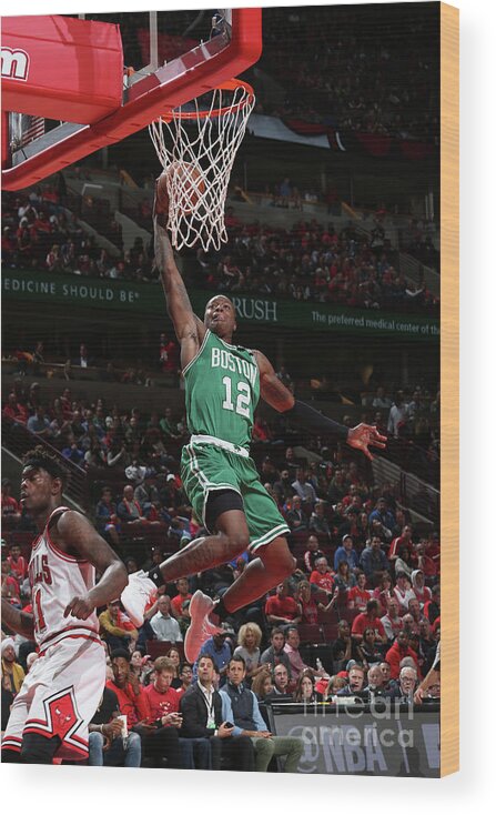 Terry Rozier Wood Print featuring the photograph Terry Rozier by Gary Dineen