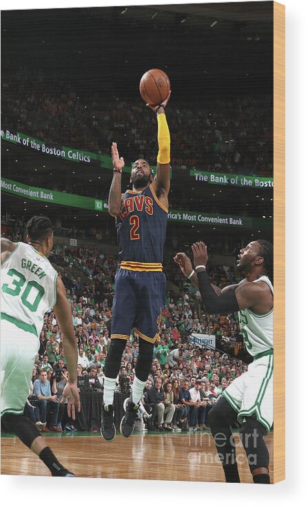 Playoffs Wood Print featuring the photograph Kyrie Irving by Nathaniel S. Butler