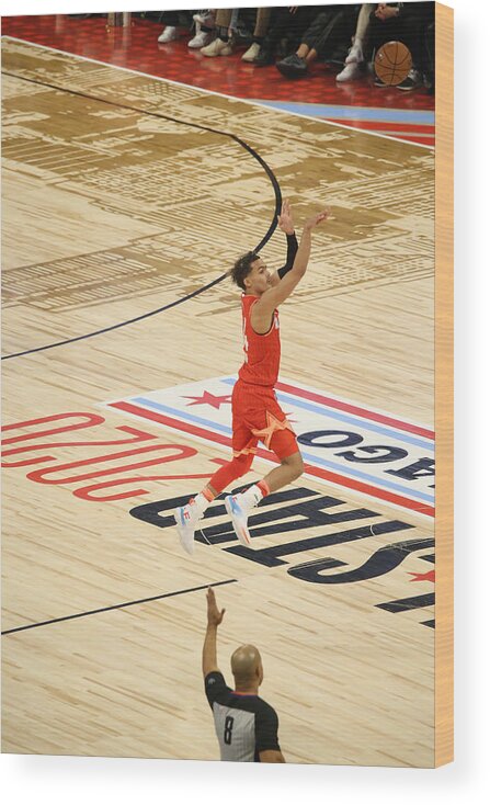 Nba Pro Basketball Wood Print featuring the photograph 2020 NBA All-Star Game by Gary Dineen