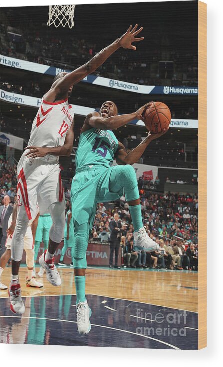 Kemba Walker Wood Print featuring the photograph Kemba Walker by Kent Smith