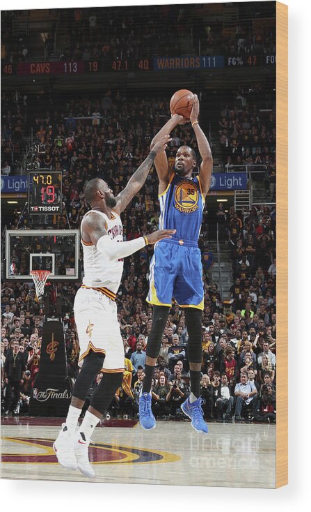 Kevin Durant Wood Print featuring the photograph Kevin Durant by Nathaniel S. Butler